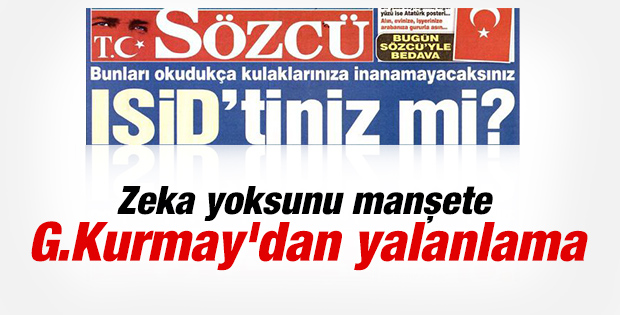 Genelkurmay IŞİD iddialarını yalanladı