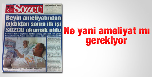 Sözcü'nün haberi espri konusu oldu