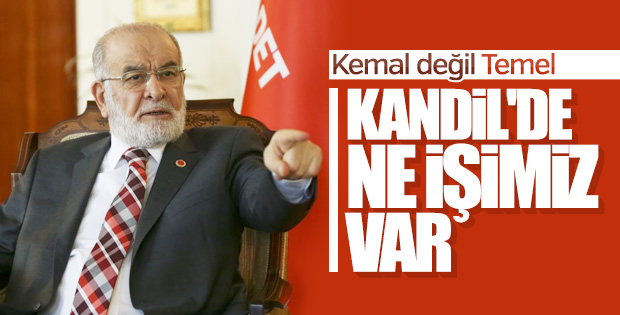 Karamollaoğlu Kandil'e girilmesini istemiyor