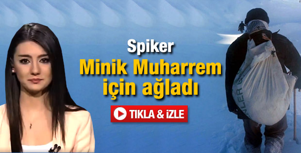 Spiker Minik Muharrem için gözyaşı döktü - Video