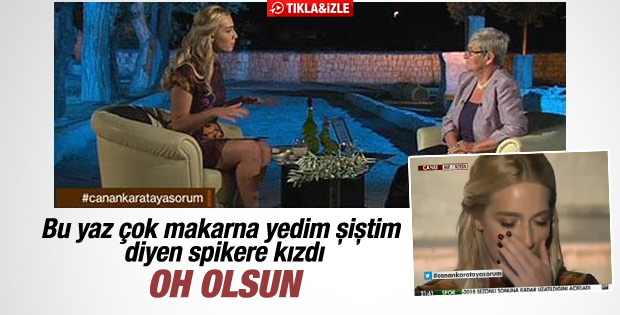 Canan Karatay'dan spikere: Oh olsun sana