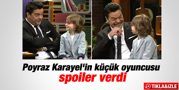 Poyraz Karayel'in küçük oyuncusundan dizi itirafı