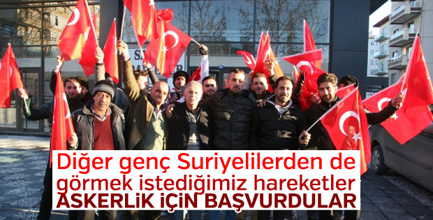 Suriyeliler Türk askeri olmak için başvuru yaptı
