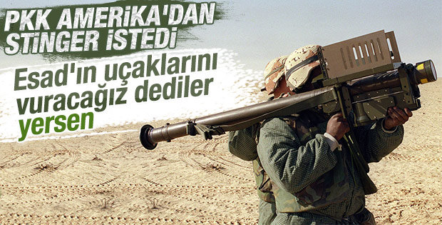 PKK ABD'den Stinger füzesi istedi