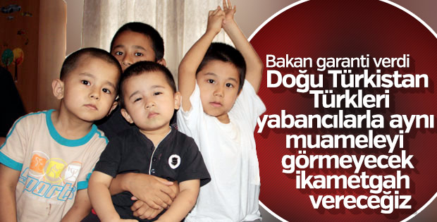 Doğu Türkistan Türklerine ikametgah veriliyor