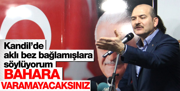 Süleyman Soylu: Kandil bahara varamayacak