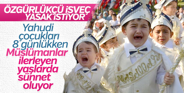 İsveç'te sünnetin yasaklanması isteniyor