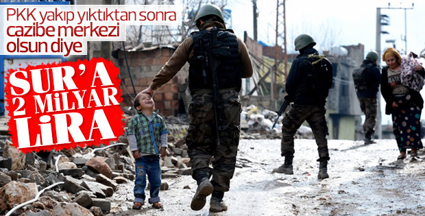 Sur için 2 milyar lira harcanacak