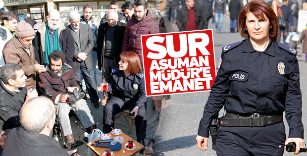 Sur'un kadın emniyet müdürü: Asuman Karacık