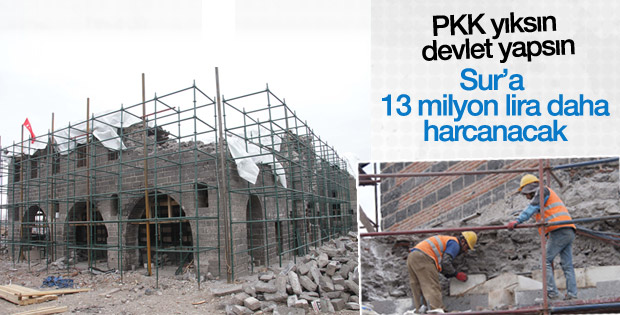 Sur'da tarihi eserler restore ediliyor