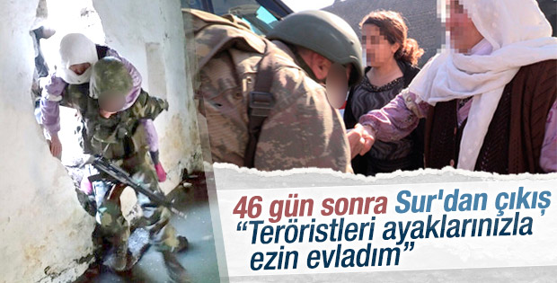 Diyarbakırlı kadın: Teröristleri ayaklarınızla ezin