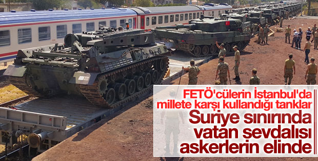 İstanbul'dan Gaziantep'e tank sevkiyatı