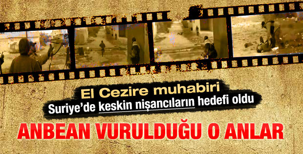 Saniye saniye El-Cezire muhabirinin vurulma anı