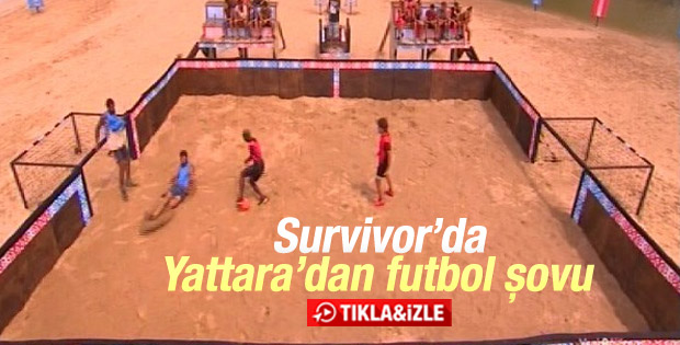 Survivor'da Yattara'dan futbol şovu İZLE