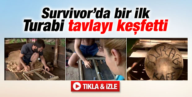 Survivor'da Turabi'den tavla sürprizi - İzle