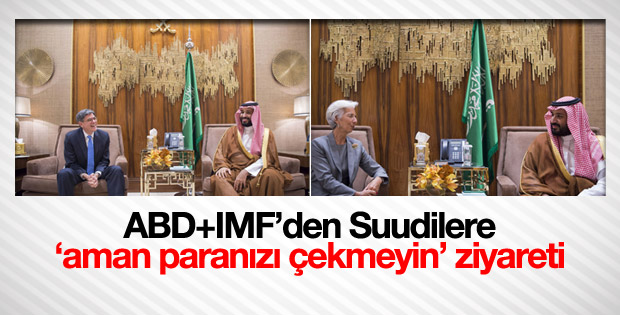 ABD Hazine Bakanı ve IMF Başkanı Suudi Arabistan'da