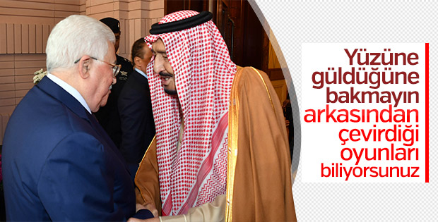 Suudi Arabistan'da Mahmud Abbas-Kral Selman görüşmesi