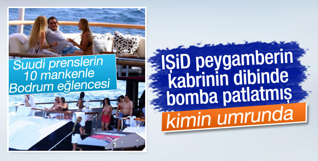 Suudi prenslerin Bodrum eğlencesi