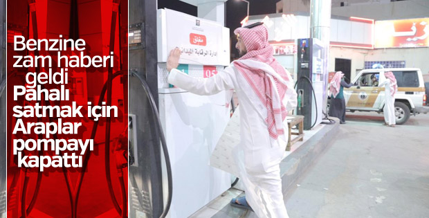 Suudi Arabistan'da benzine zam, istasyonları mühürletti