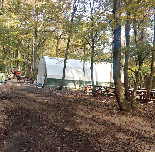 Ormanın içindeki kumar çadırı basıldı
