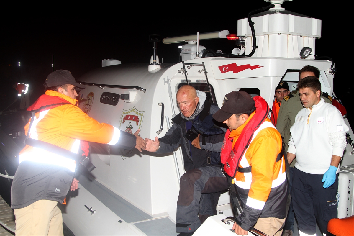 Fethiye'de batan yelkenlideki 4 kişi kurtarıldı