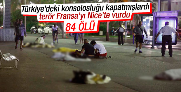Fransa'da kamyonlu sürücü kalabalığa daldı