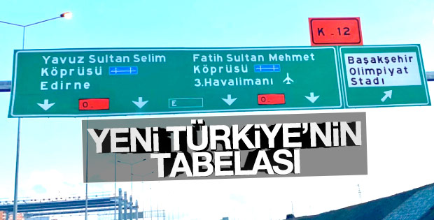 Yeni projeler tabelalara girdi