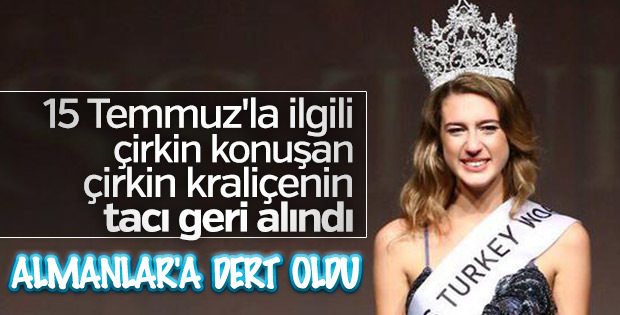 15 Temmuz'a hakaret eden Itır Esen'e Almanlar sahip çıktı