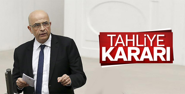CHP'li vekil Enis Berberoğlu'na tahliye