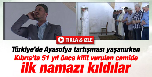 Tahtakale Camisi 51 yıl sonra yeniden ibadete açıldı