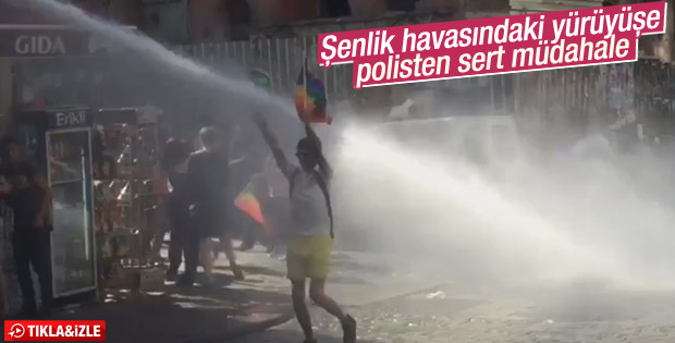 Taksim'de LGBT yürüyüşüne çevik kuvvetli önlem