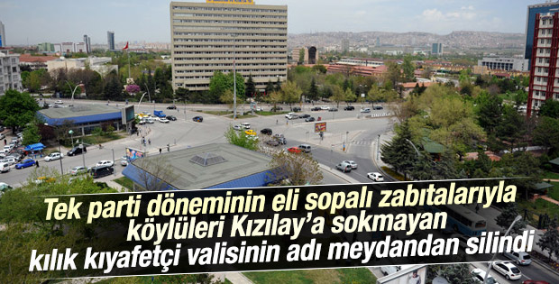 Ankara Tandoğan Meydanı'nın adı değişti