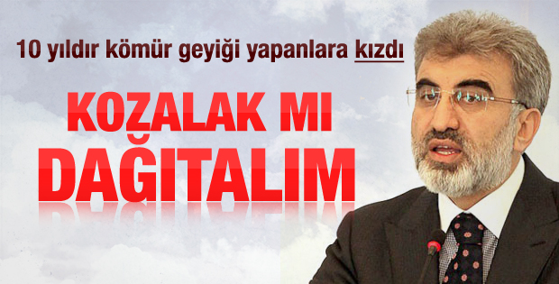 Taner Yıldız: Kömür yerine kozalak mı dağıtacağız