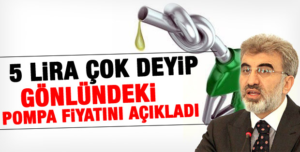 Taner Yıldız: Bana kalırsa benzin 2.5 lira olsun