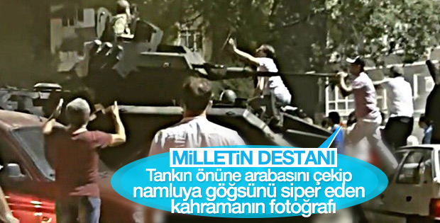 Darbe girişimine damga vuran kare