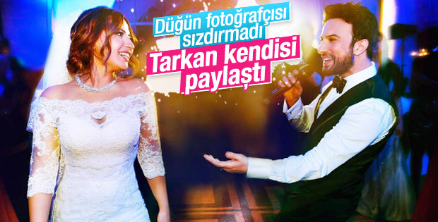 Tarkan düğününden fotoğraflar paylaştı