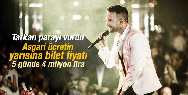 Tarkan'ın günlük kazancı dudak uçuklattı