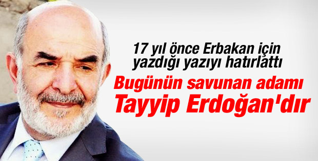 Ahmet Taşgetiren: Seni seviyoruz savunan adam