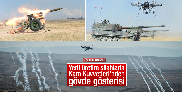 Ateş Serbest 2015 tatbikatından görüntüler yayınlandı
