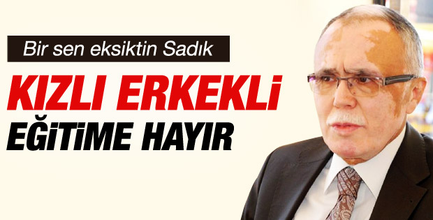 TBMM Başkanvekili: Karma eğitim büyük yanlışlık