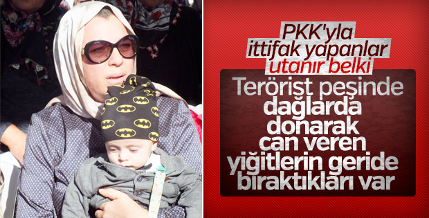 Tunceli şehidimizin 6 aylık oğlu vardı