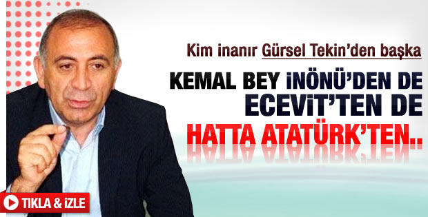 Tekin: Atatürk'ten sonra en güçlü lider Kılıçdaroğlu