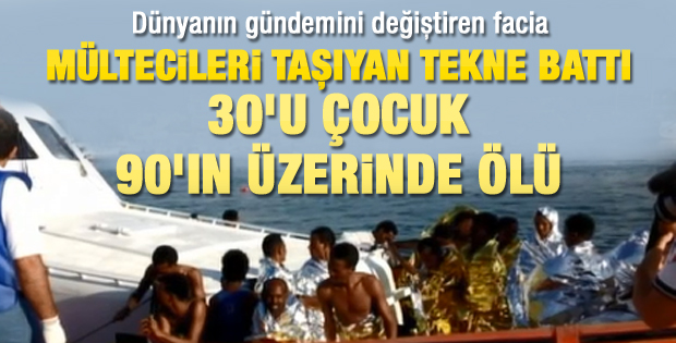 İtalya'da tekne battı: En az 90 ölü - izle