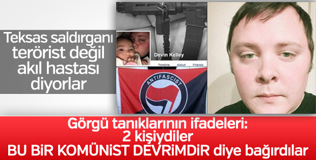 Teksas'taki kilise saldırganı akıl hastanesinden kaçmış