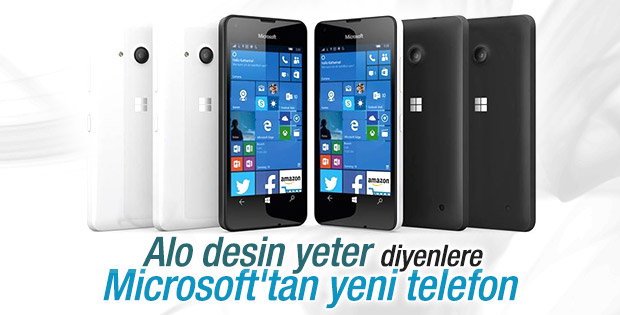 Microsoft Lumia 550 satışta