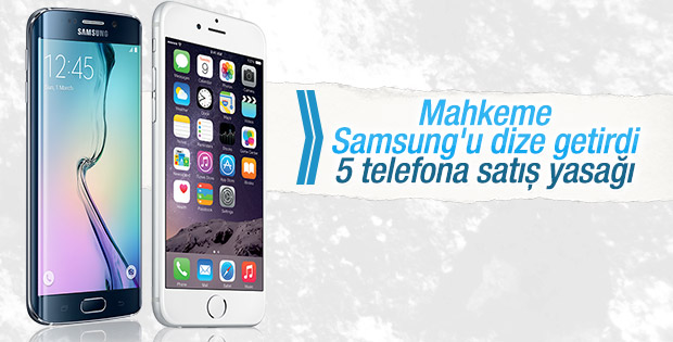 ABD'de Samsung'un 5 telefonuna satış yasağı