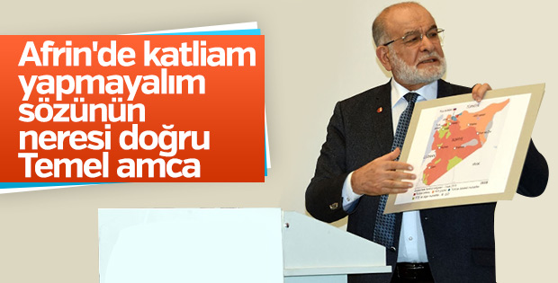 Temel Karamollaoğlu Afrin eleştirilerine yanıt verdi