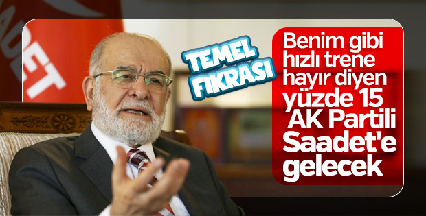 Karamollaoğlu'nun AK Partili seçmen hayali