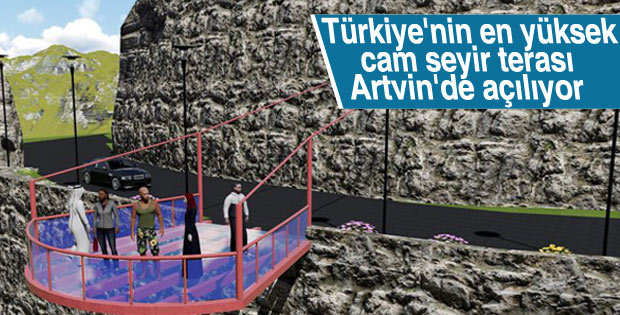 Türkiye'nin en yüksek cam seyir terası 2016'da açılacak