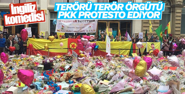 İngiltere'de terör sempatizanları terörü protesto etti